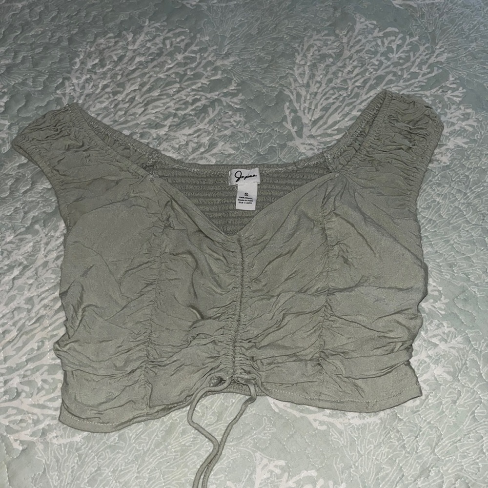 Sea foam crop top